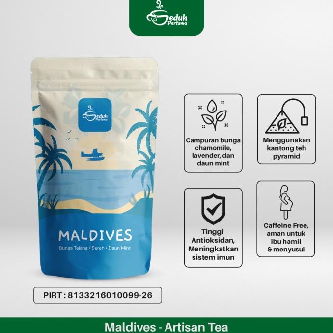 

New MALDIVES - ARTISAN TEA | BUTTERFLY PEA, SEREH, DAUN MINT ..