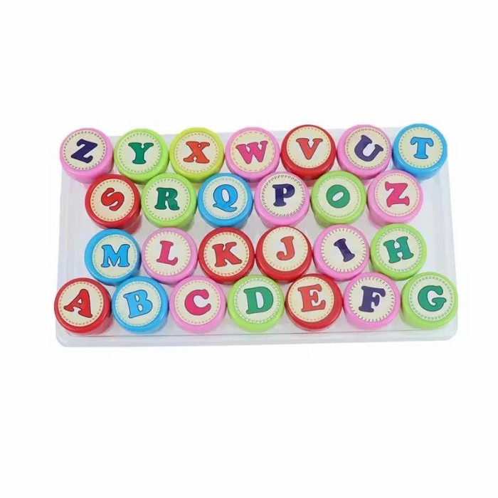 

Mainan ALPHABET ABC STAMP stempel huruf