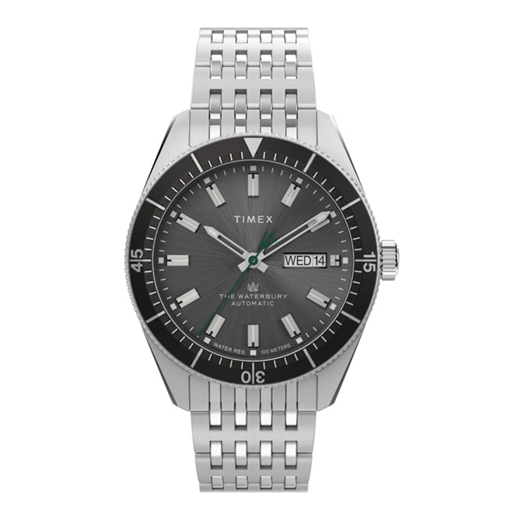 Jam Tangan Pria Timex TW2V24900V5 Waterbury Dive Automatic Bracelet