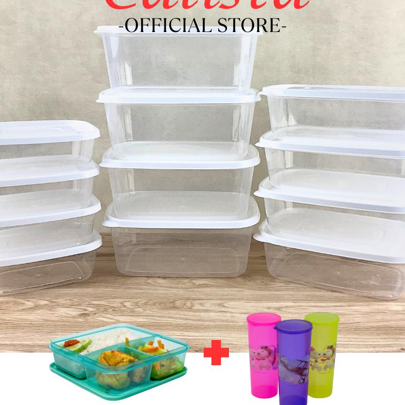 [ Calista ] Toples Plastik Calista Furano 14 In 1 Pcs Food Container Kulkas Set