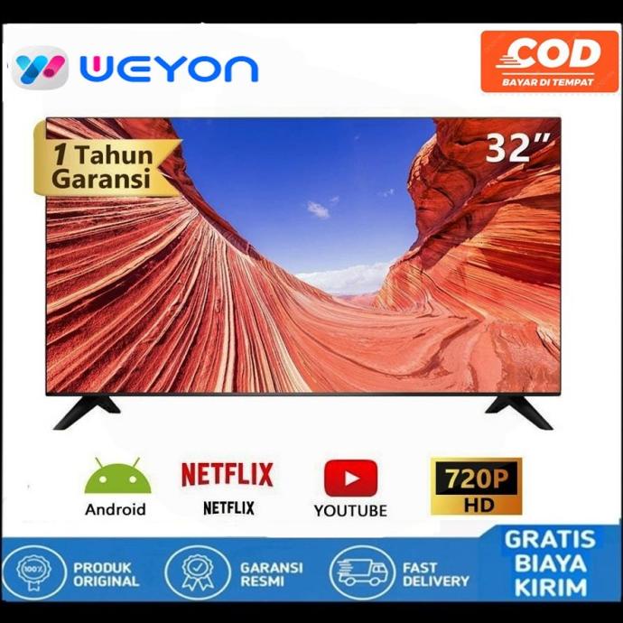 LED TV WEYON DIGITAL TV/WEYON SMART TV 17/24/27/32 inch - GARANSI 1 TH