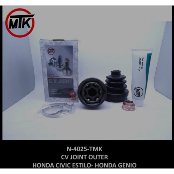 Cv Joint Join Luar As Roda Honda Civic Estilo Genio