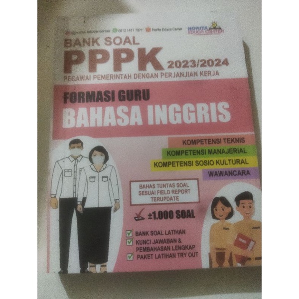 BUKU PPPK FORMASI GURU BAHASA INGGRIS 2024