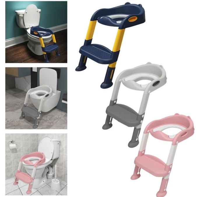 FREE BUBBLE.. Baby Potty Chair Toilet Training / Potty Ladder Anak