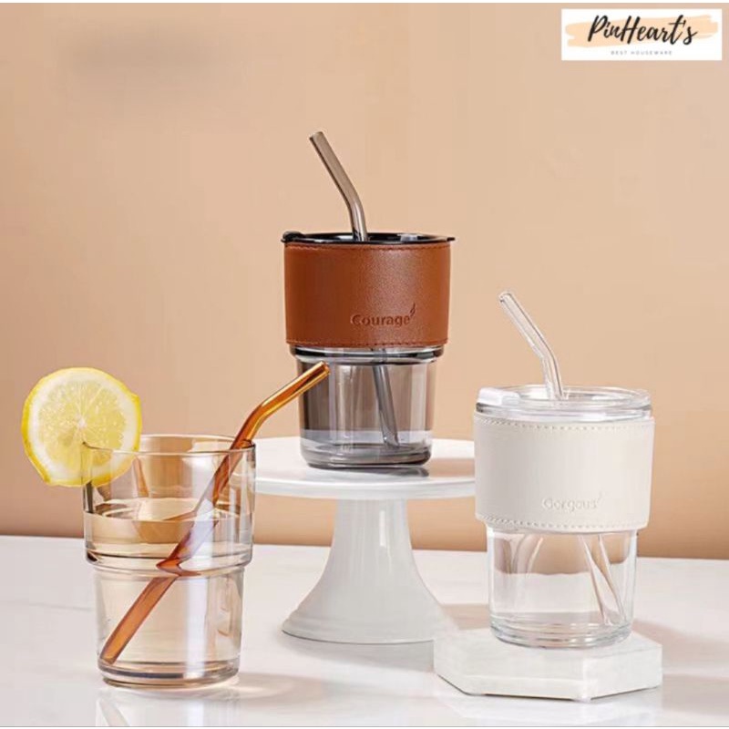 Gelas Kaca Tumbler Aesthetic