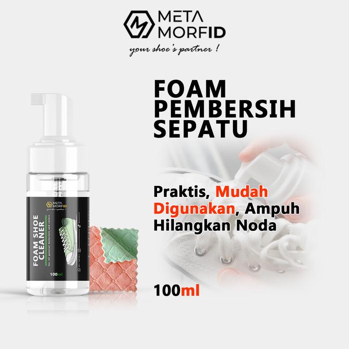 BISA COD - PEMBERSIH SEPATU FOAM METAMORFID SHOE CLEANER FOAM 100ML