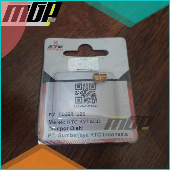 MAIN JET MAINJET MJ MZ UK UKURAN 125 MERK KTC TIGER NINJA R PE MX ORI
