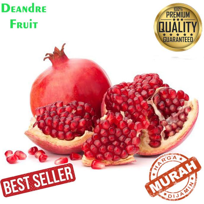 

New! 1pcs Buah Delima Merah import Red Pomegranate Fres ~