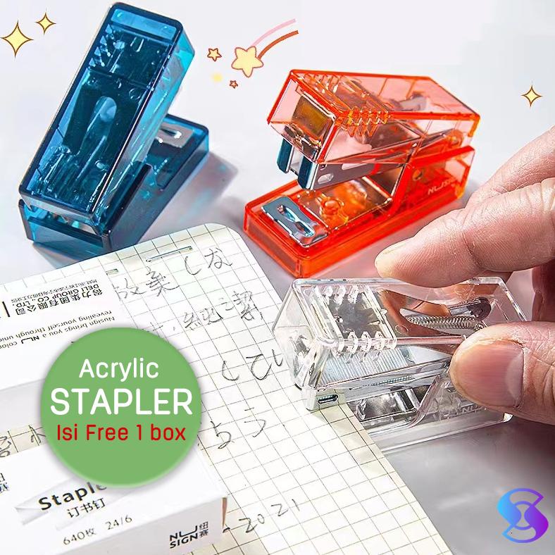 

Sale No12 Stapler / Stapler Sekolah/ Staples Kapasitas 12 Lembar Free Isi Staples 1000Pcs-Suning Mall