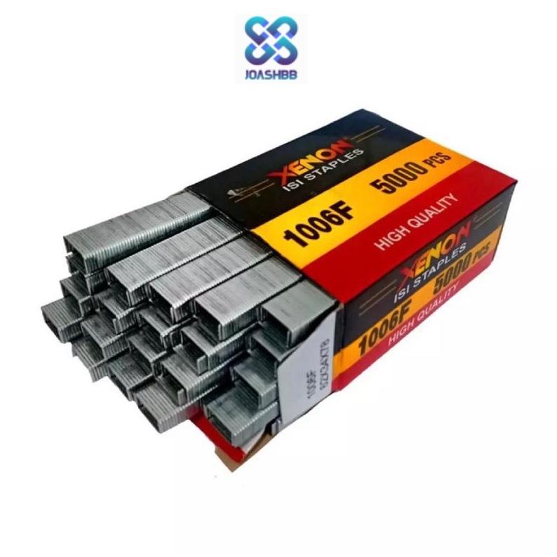 

Hebat Isi Staples Gun 1006F 5000Pcs / Alat Staples Tembak Heckter Hekter Model U 6Mm