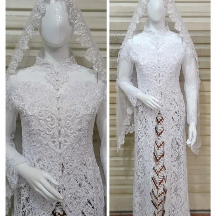 BISA COD - KEBAYA AKAD NIKAH/KEBAYA PENGANTIN AKAD TERMURAH/KEBAYA AKAD MODERN