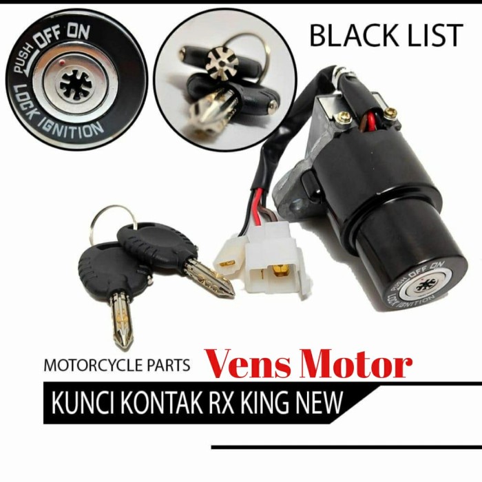 Kunci Kontak Anti Maling Rx King New, Rxz, Ninja R, Scorpio Original