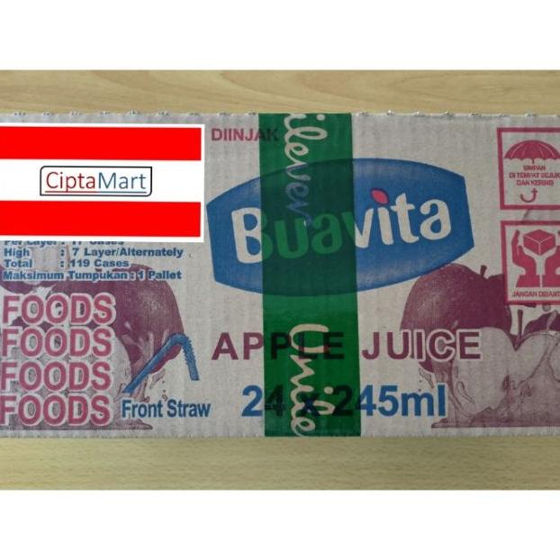 

Buavita Jus Apel 24 X 245 Ml (1 Dus)