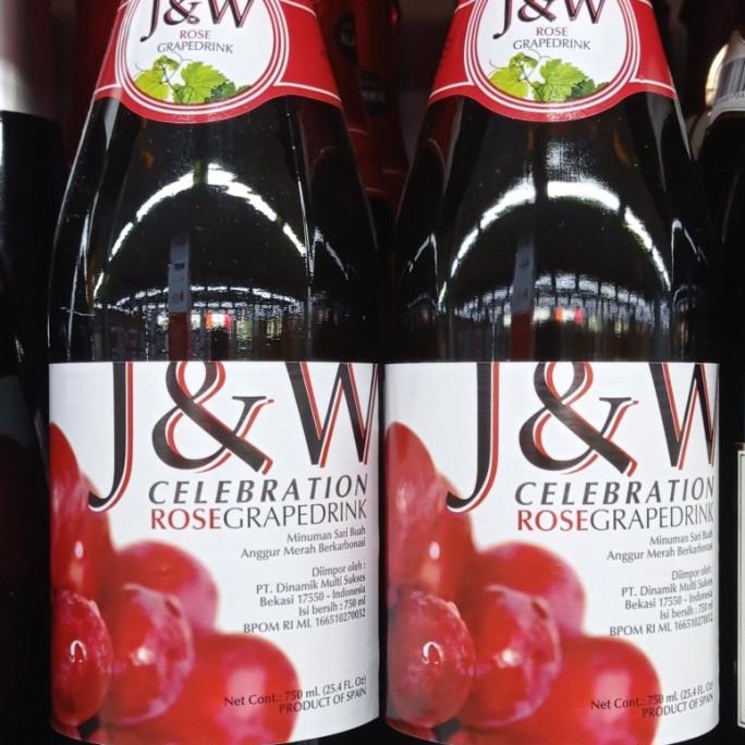 populer] j&w celebration rose grape 750ml