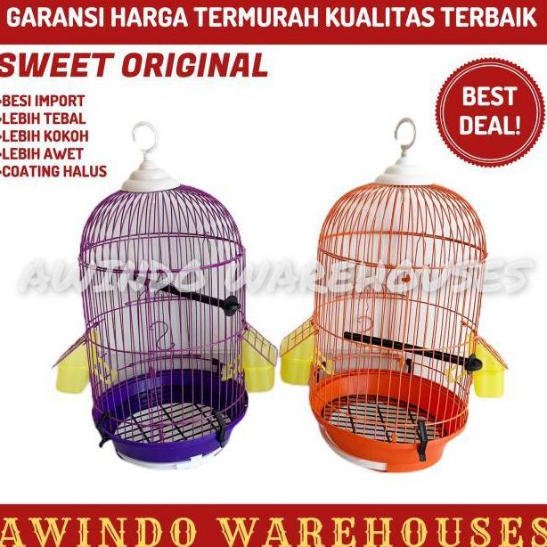 SANGKAR S100 - Kandang Sangkar Rumah Hewan Burung Pleci Murai Lovebird Mini