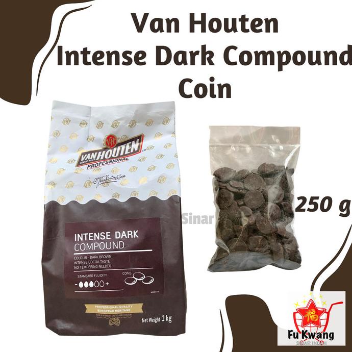 

------] Van Houten Intense Dark Compound Coin / Cokelat Coin / DCC 250 gram