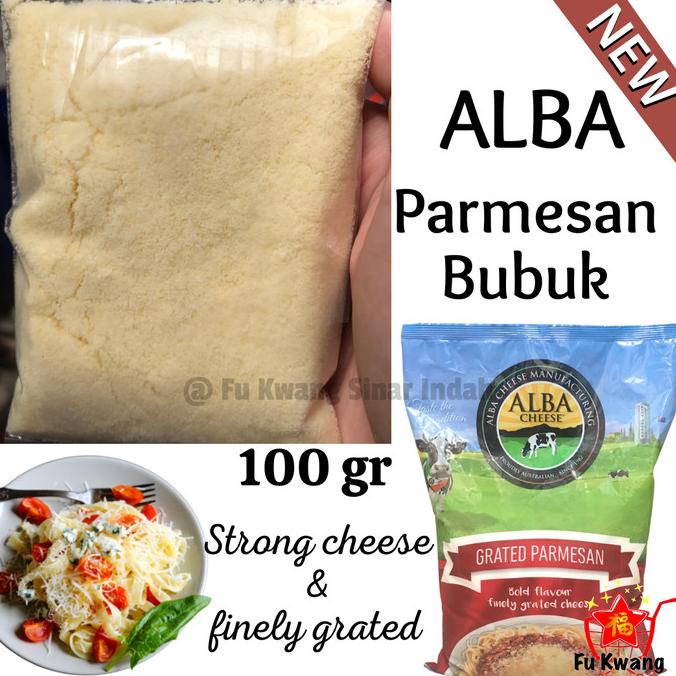 

=====] [PREMIUM] Alba Keju Grated Parmesan Cheese Keju Bubuk Grated Parut