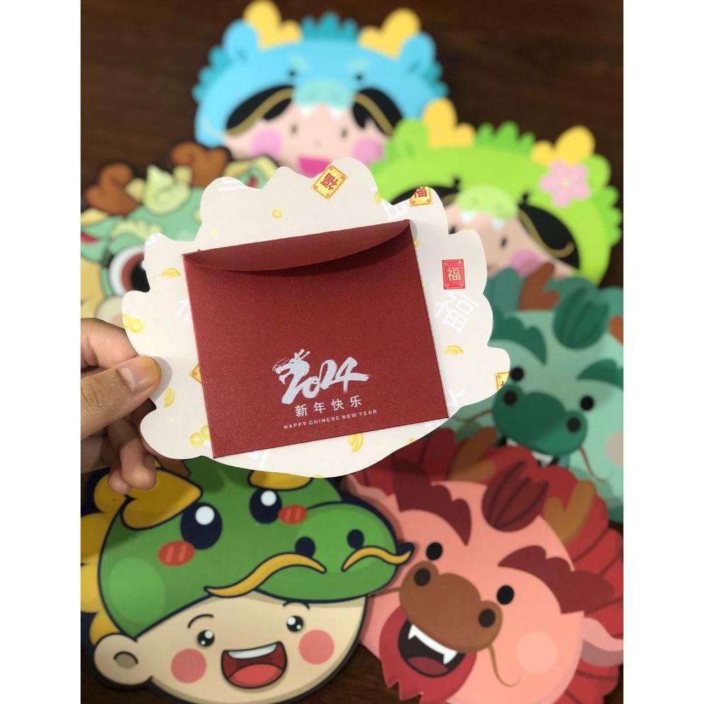 

Flash Sale Angpao Imlek Dragon Chinese New Year 2024 Angpao Sincia Bentuk Naga 6 Pcs Promo