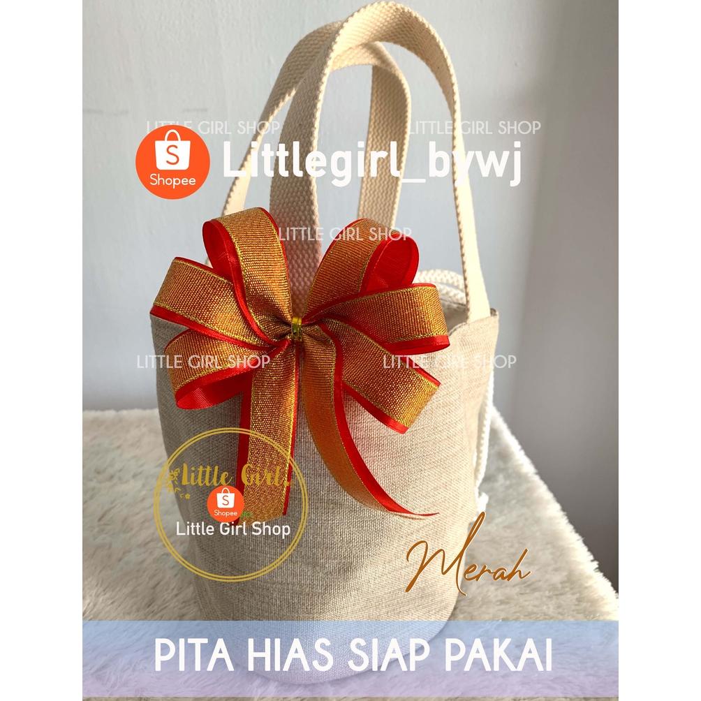 

Sale !! Paket 5 Pcs - Pita Hias Siap Pakai - Pita Hampers - Pita Parcel - Lebaran Idul Fitri Natal Imlek - Pita Kado - Ribbon - Pita Tas Terlaris