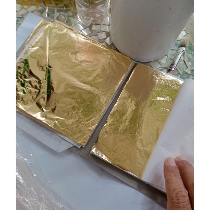 

Gold Leaf 14Cm X 14Cm 1 Pa 100Lemb