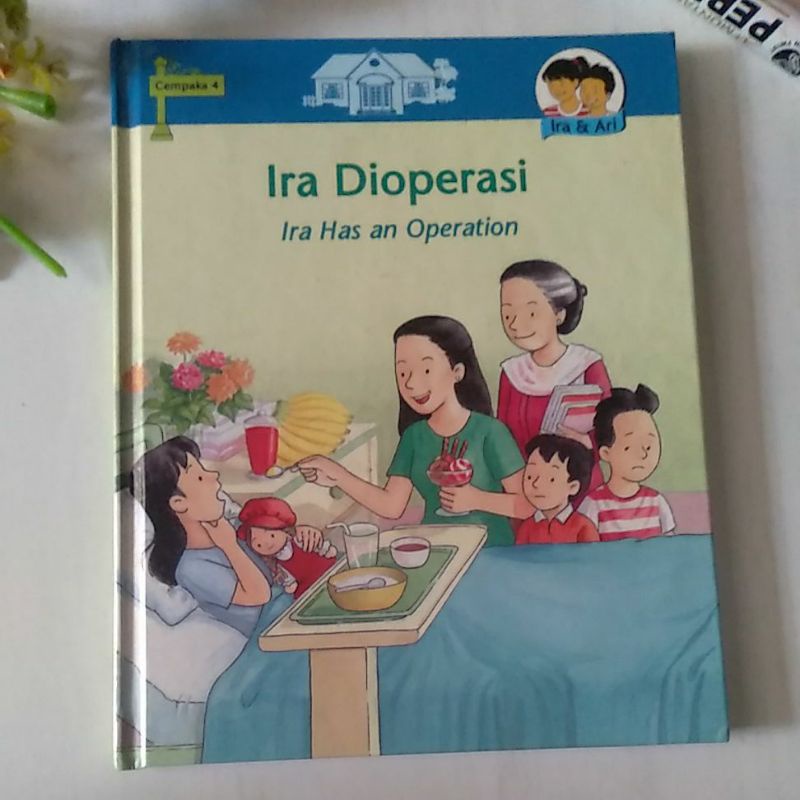 Buku cerita ira dan ari prelove ira di operasi