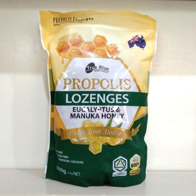 

True Blue Propolis Lozenges Eucalyptus & Manuka Honey Umf 10+ 800 Gram
