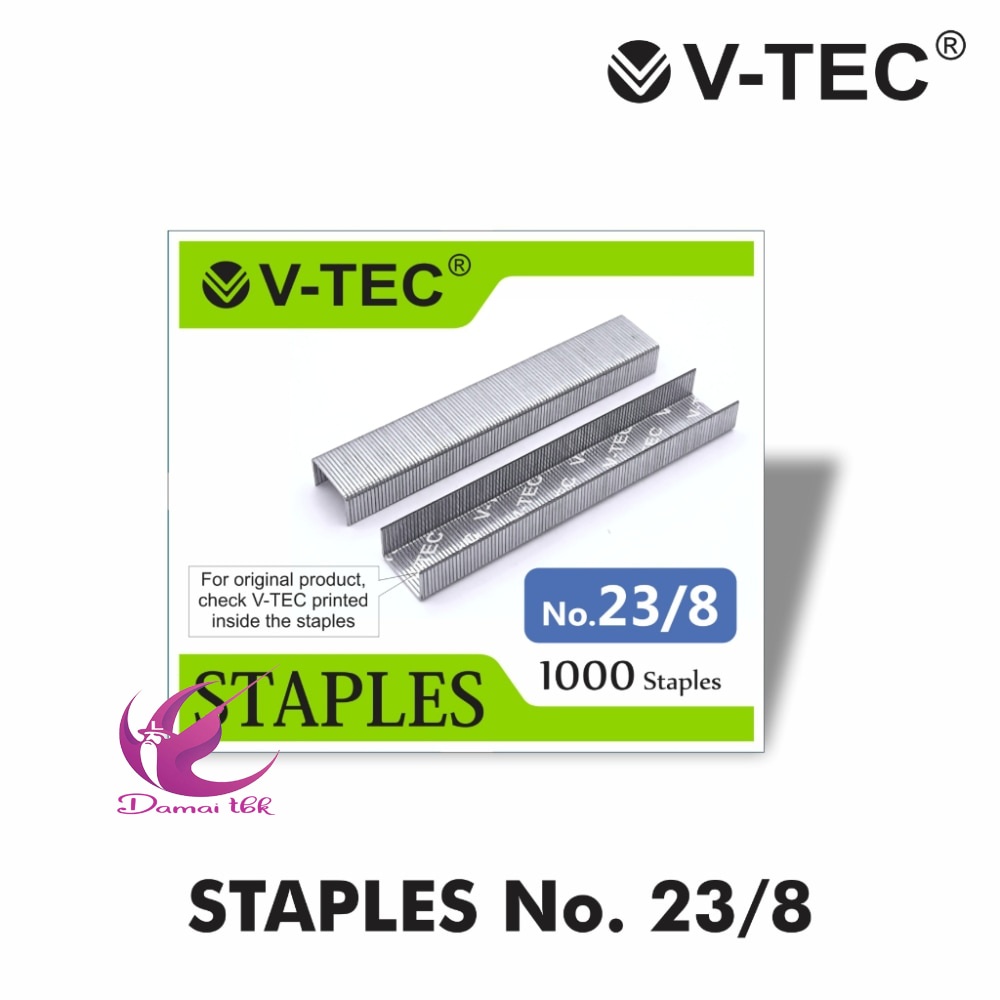 

Isi Staples 23/8 Refill Stapler 23/8 V-TEC NIECES NO. 23/8