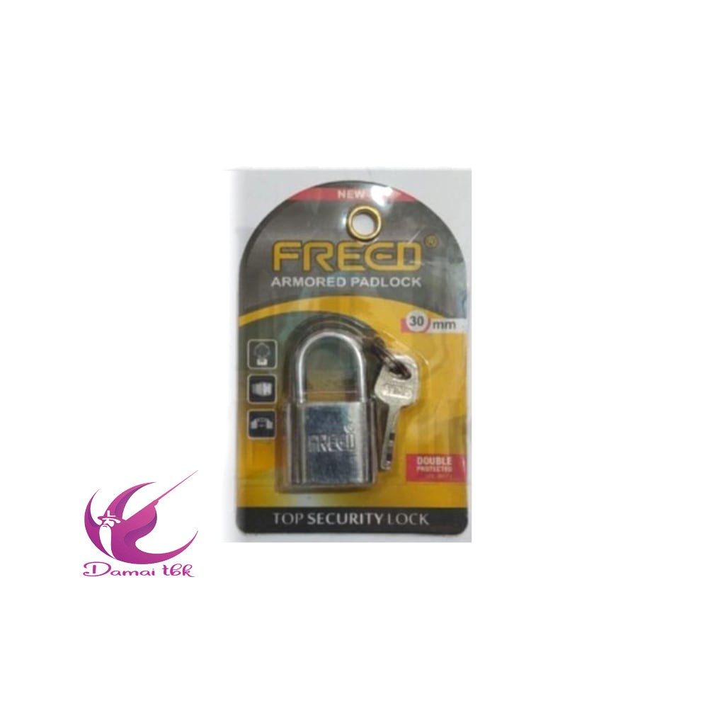 FREED  Gembok freed 30mm Leher Pendek