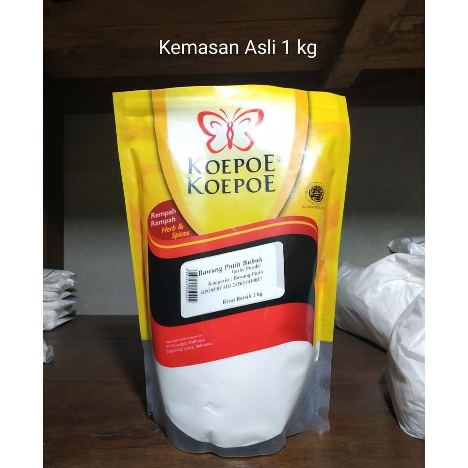 

Garlic Powder Koepoe. Kupu Bawang Putih Bubuk. Food Grade. | 500 Gr