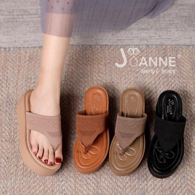 Resto Joanne Wedges Sandal Shoes Sepatu Wanita #Jn8005