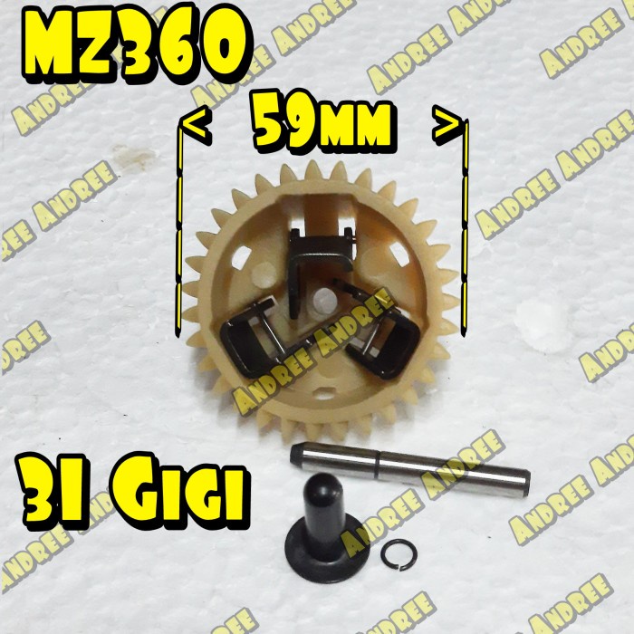 """] MZ-360 Gigi Governor Gear Yamaha MZ360 EF6600 EF7200 EF-6600 EF-7200