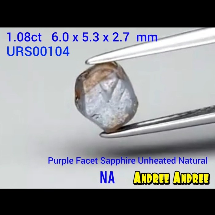 *****] Rough Sapphire Safir Unheated Natural 0004