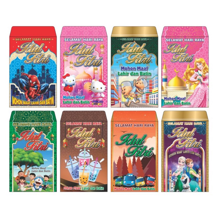 

Angpao /Amplop Lebaran Motif Kartun Isi 100 Pcs ((_Baca Diskrips_I))
