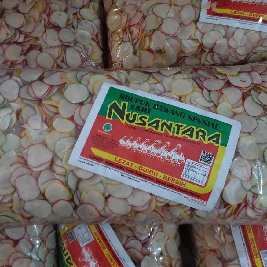 [Bal] Kerupuk Krupuk Mentah Bawang Spesial Sari Nusantara - Nusb