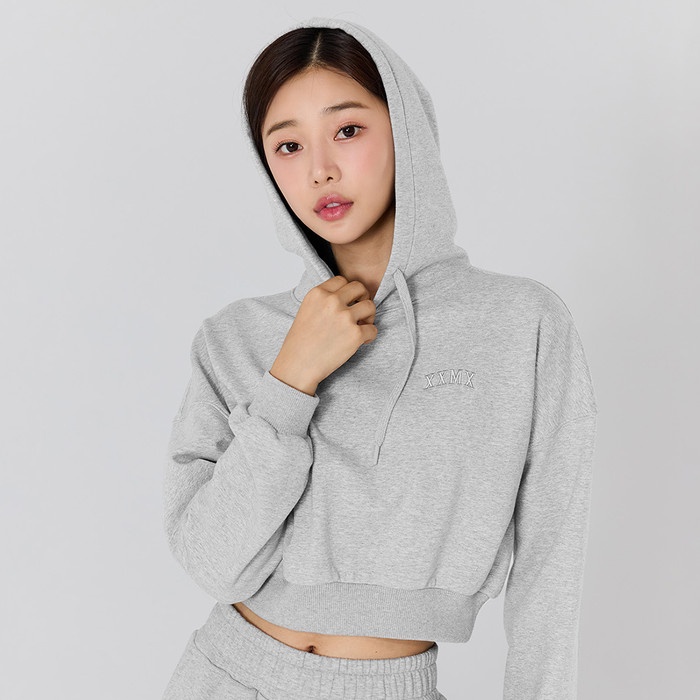 [SPORTY GIRL] XEXYMIX Cotton Crop Hoodie