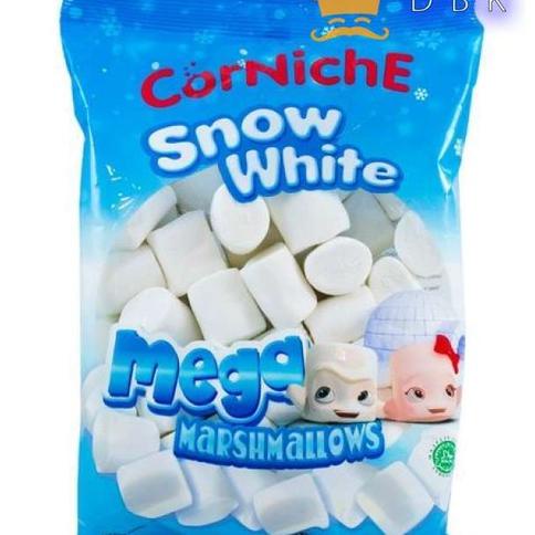 

Corniche Mega Snow White Marshmallows 300Gr Marsmellow