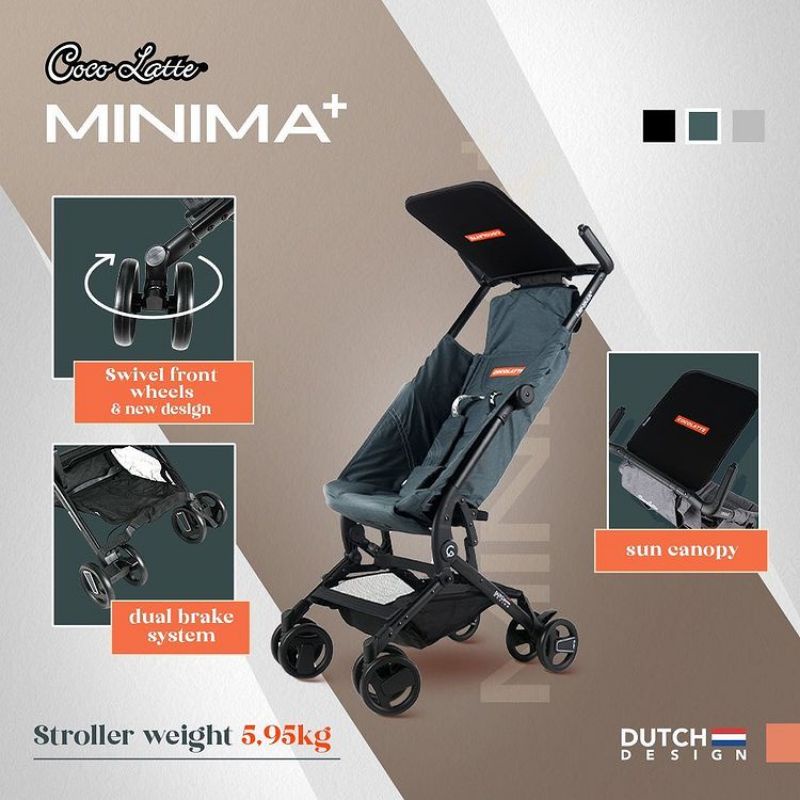 [BABY'S NEEDS] Stroller Cabin Size Cocolatte CL 690 Minima / CL 6911 Minima+ Plus Kereta Dorong Bayi