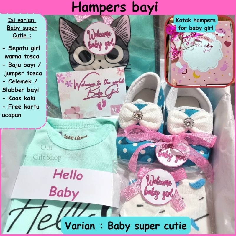 [BABY'S NEEDS] HAMPERS BAYI/ HAMPERS BABY NEWBORN/ HAMPERS BABY BOY GIRL /BABY GIFT SET / KADO
