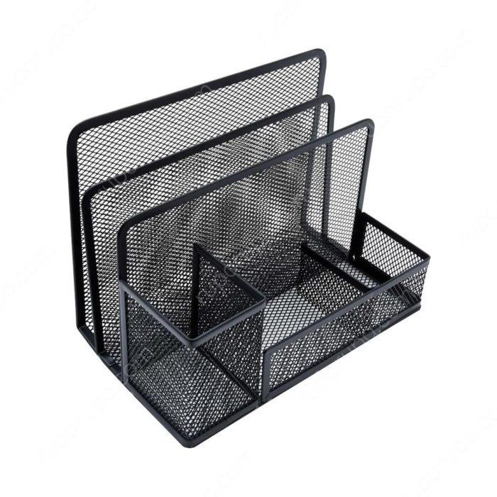 

Tempat Alat Tulis Surat Dokumen Aksesoris Kerja Desk Organizer Meja