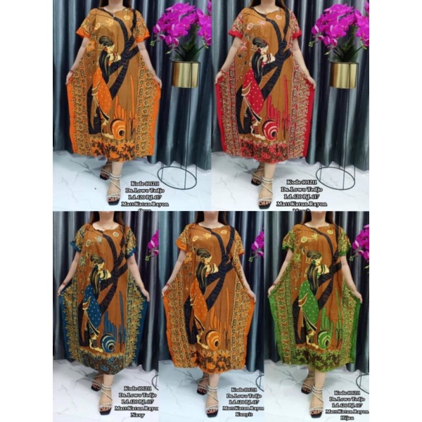 PAKET USAHA (3PCS) DASTER LOWO PREMIUM BUSUI JUMBO KATUN RAYON MODEL KAFTAN TERBARU KEKINIAN MURAH D