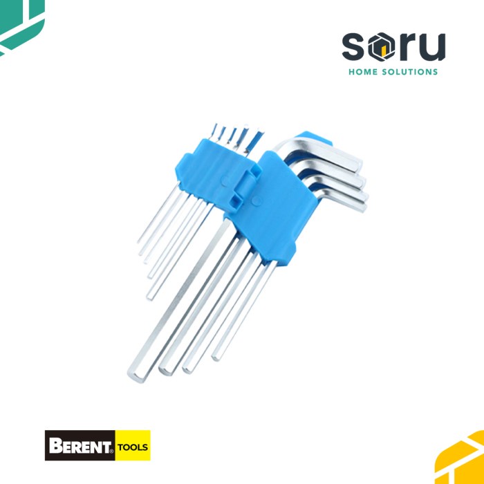 Terbaik Berent Kunci L Set Panjang Hex Key 9 Pcs Long Bt2150