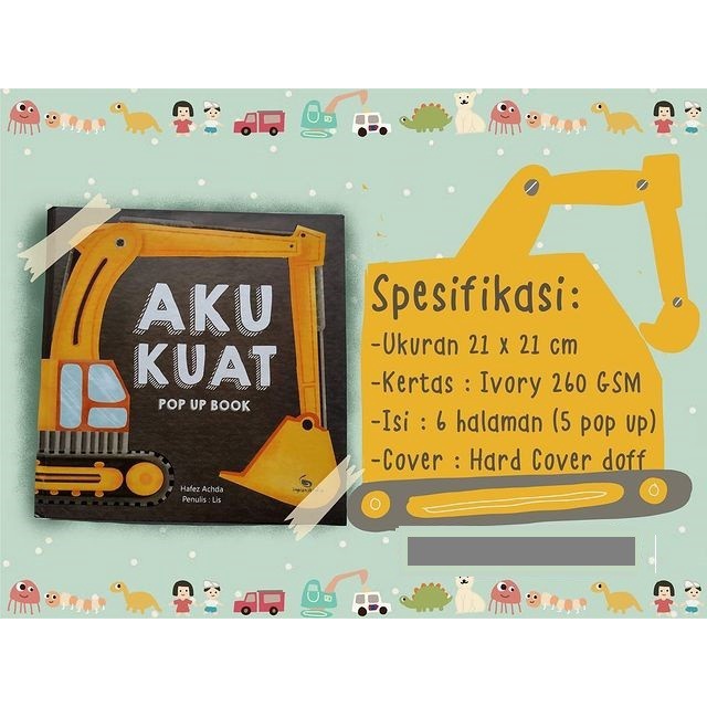 

Sale!! buku cerita anak pop up aku kuat impian studio