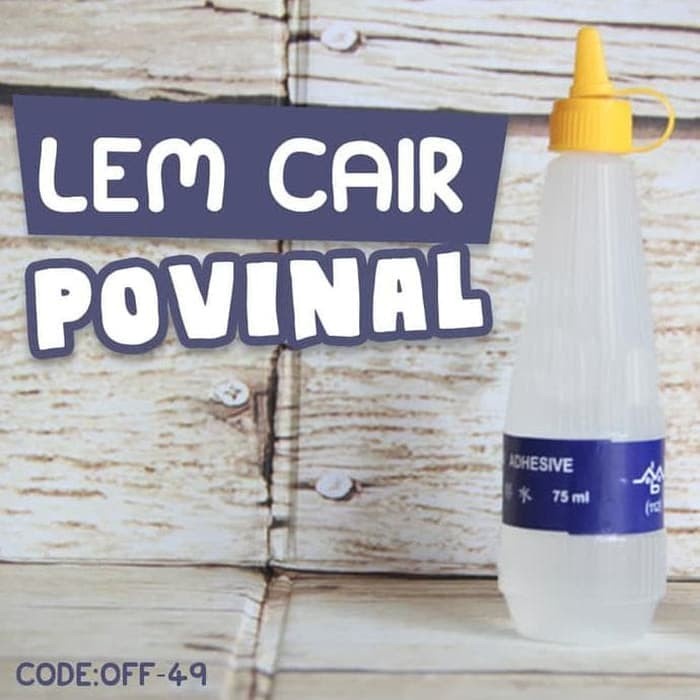 

TERLARIS LEM KERTAS CAIR POVINAL KECIL 22 ML . Paper Glue ATK Liquid Adhesive