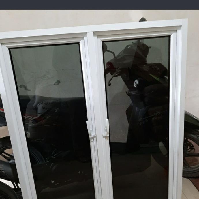 Jendela Aluminium Gandeng (Jendela Casement Gandeng) Uk 100Cm X 80Cm