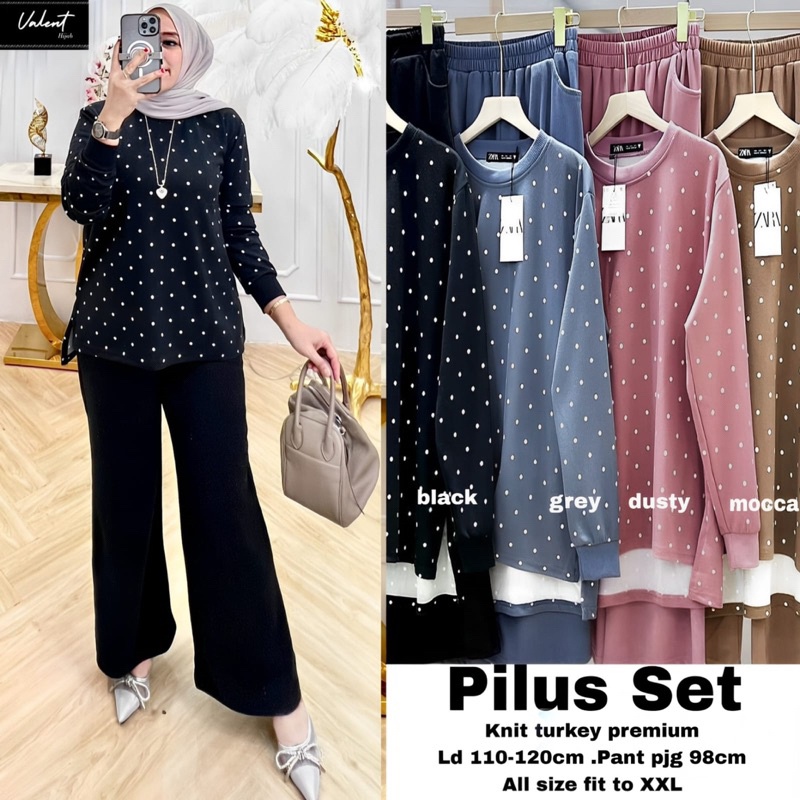 [SYAR'I TILL JANNAH] Pilus set / Habiba set Valent