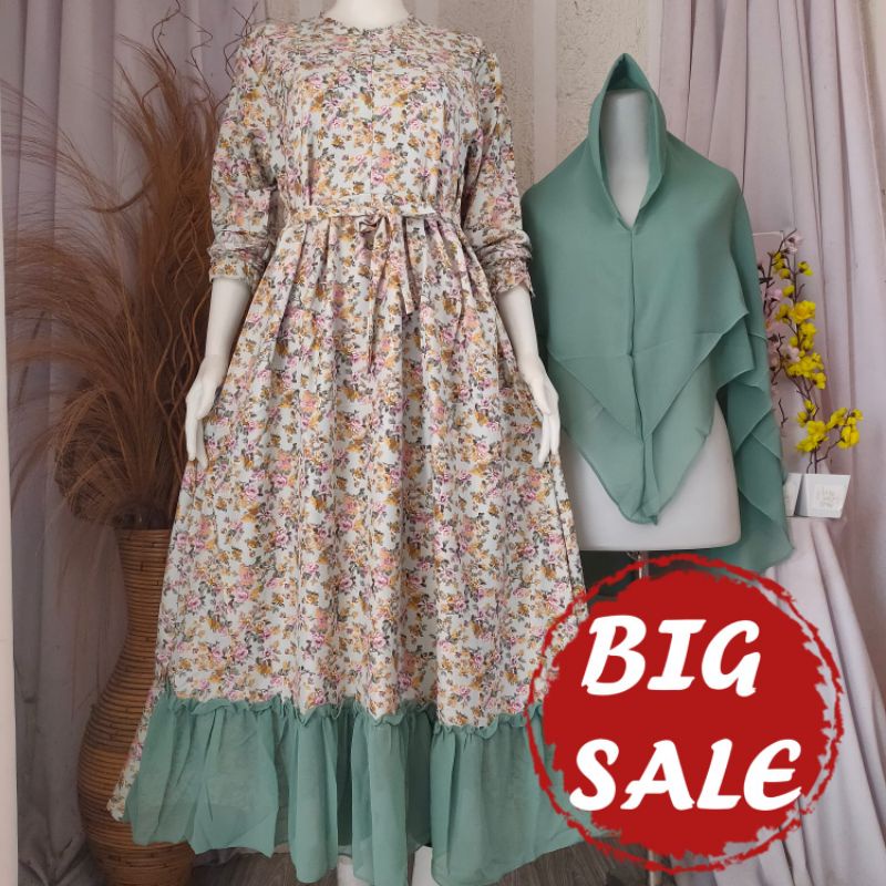 [SYAR'I TILL JANNAH] SET HIJAB_MONALISA ORIGINAL / SET SYAR'I SUPER MURAH