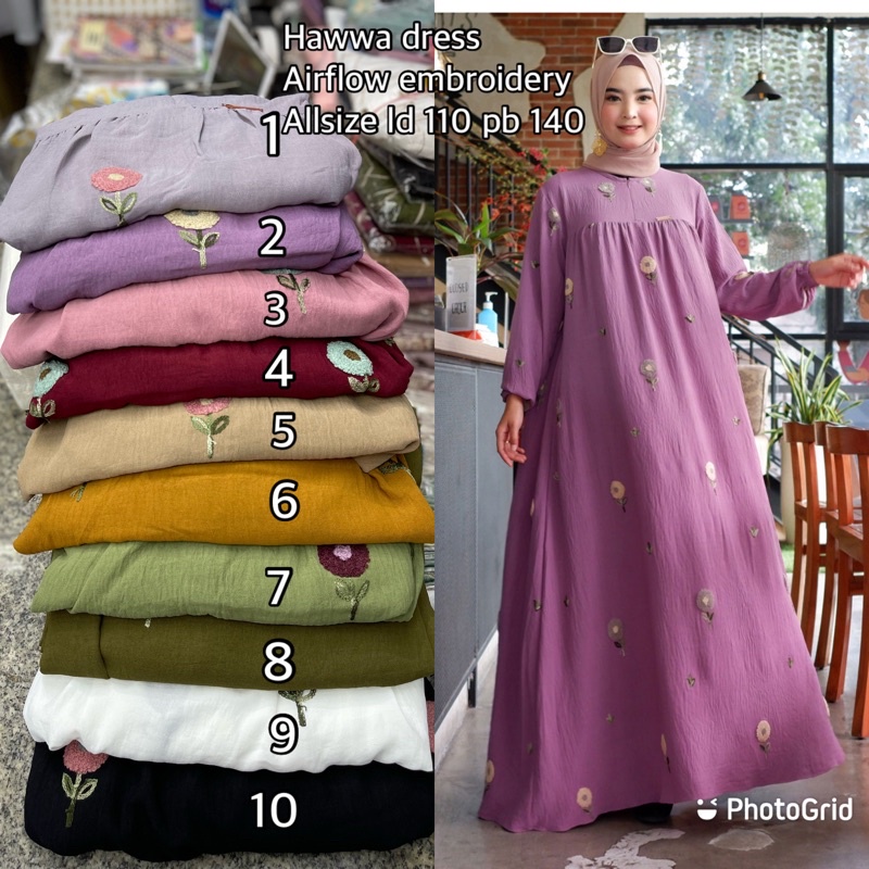 [SYAR'I TILL JANNAH] Hawa dress Moms by olivia mj