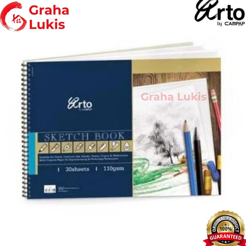 

Arto Sketch Book A4 Wire-O (110 Gsm, 30 Sheets)