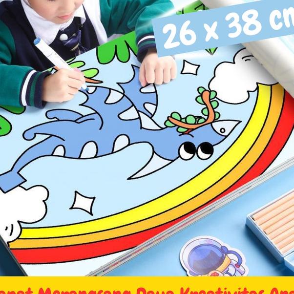 

Buku Gambar Lukis Mewarnai Anak Sketchbook A4 St0060