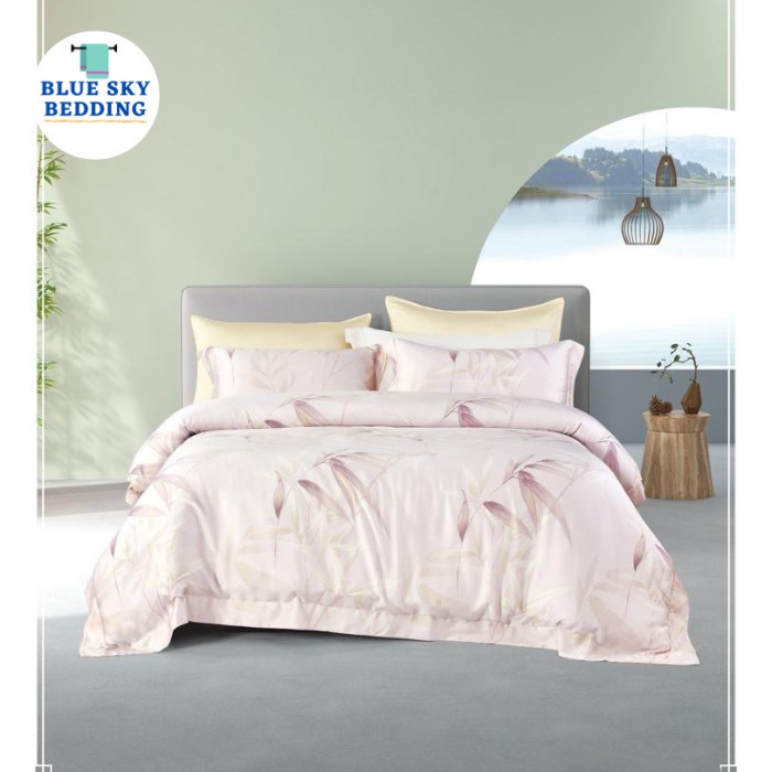 Bedcover Sprei Set ukuran Double (2 orang). Bahan Preum King Koil